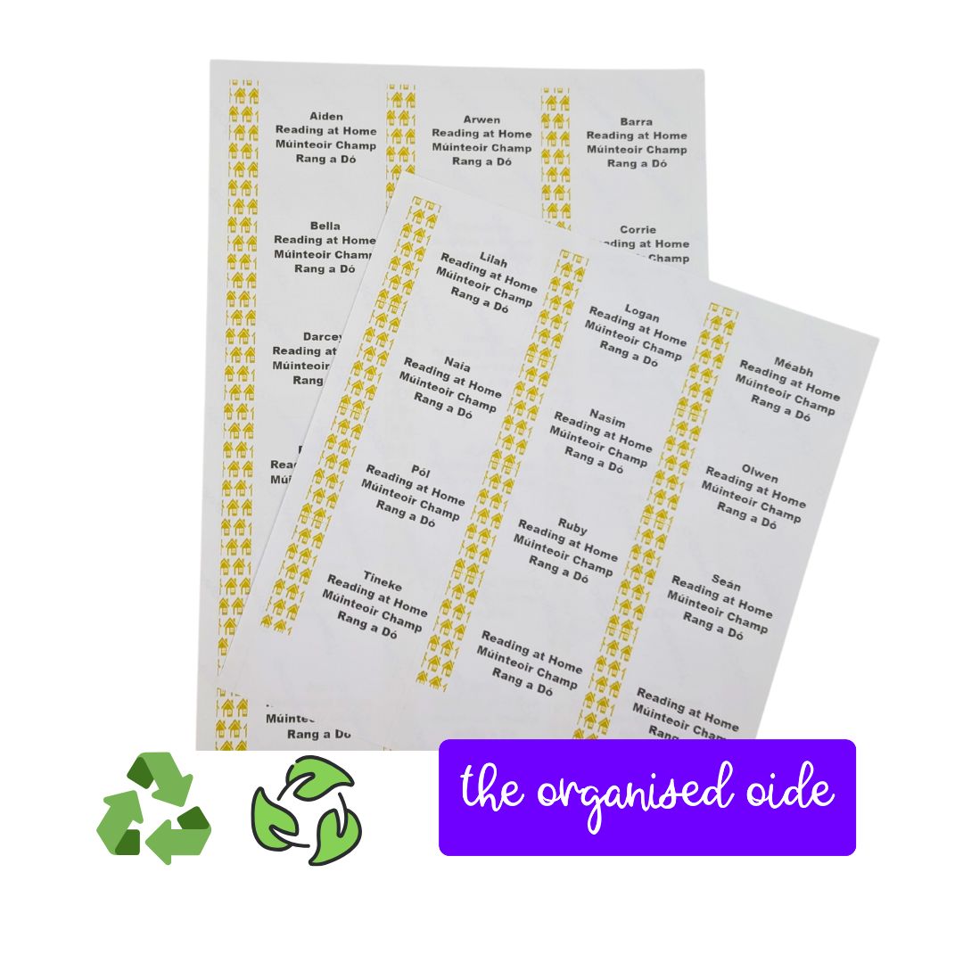 Classroom Organisation - Class set of Name Labels