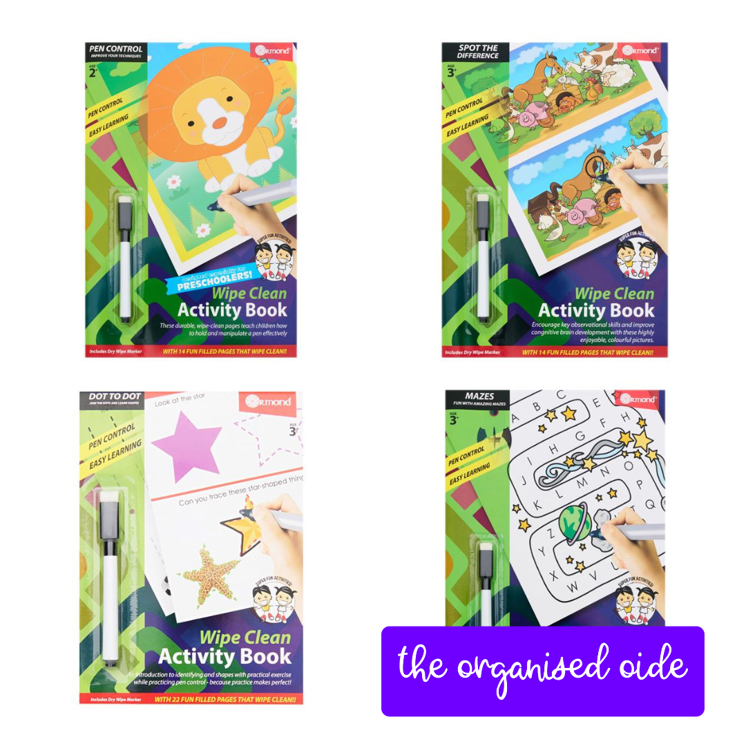 Ready to Go Resources - Wipe Clean Books