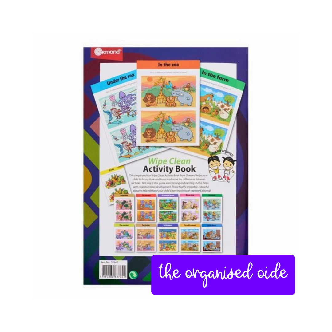 Ready to Go Resources - Wipe Clean Books