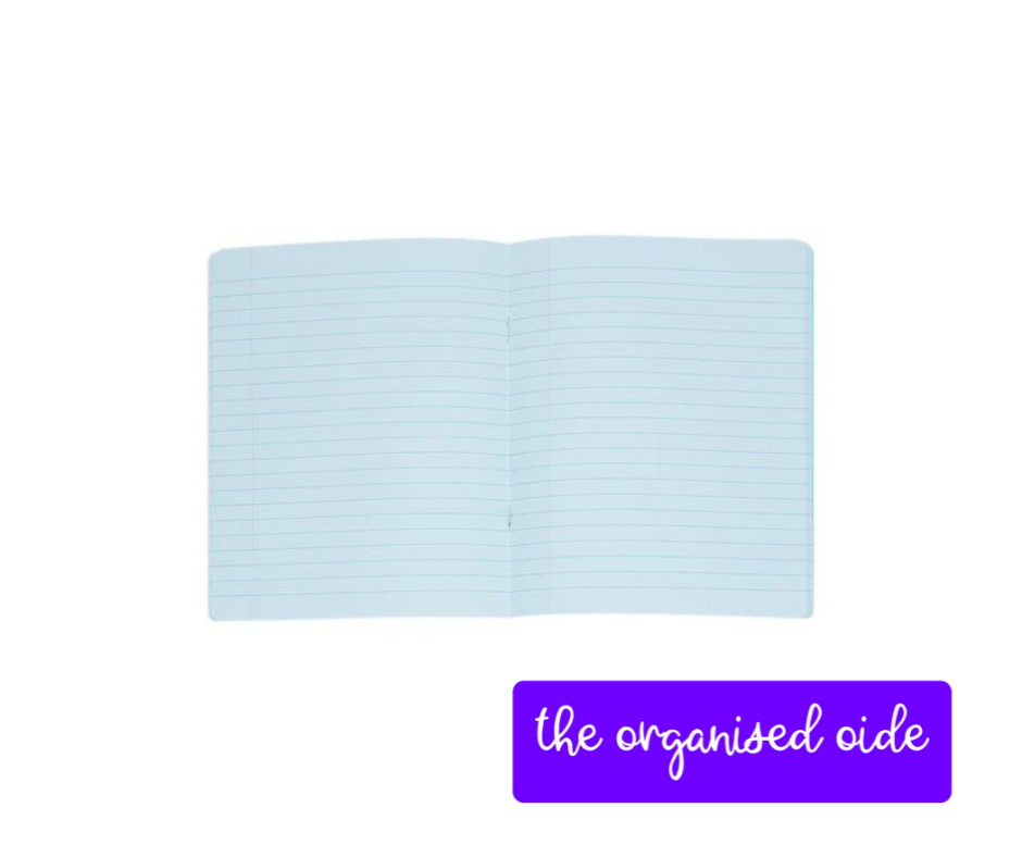 Differentiation - Visual Aid Coloured Copy Books