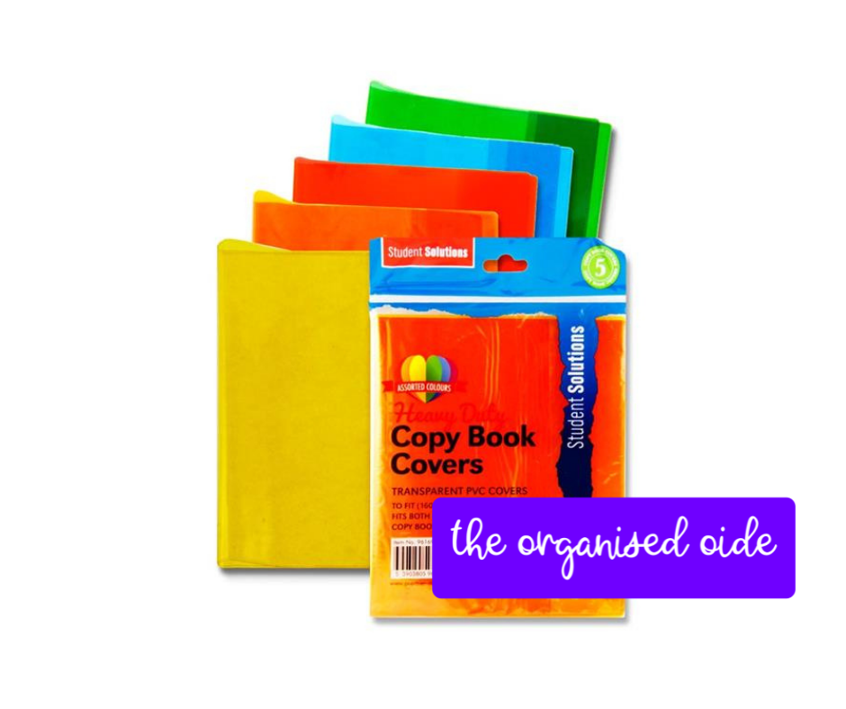 Coloured Copy Book Covers – The Organised Oide