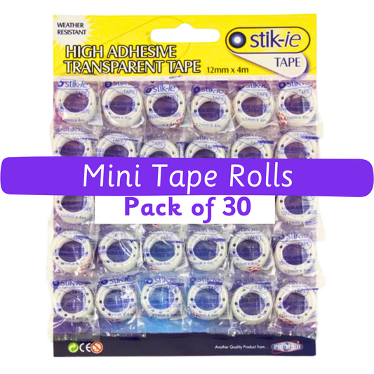 Class Set of Mini Tape Rolls