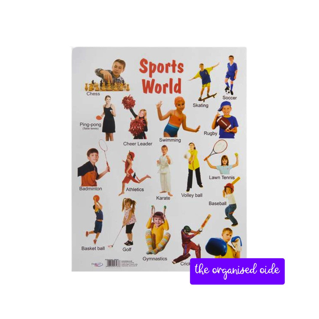 Wall Charts - A2 sized posters - pack of 12